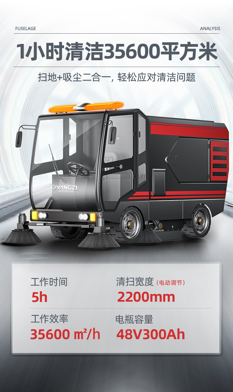 揚(yáng)子YZ-S14駕駛式掃地機(jī)(圖3) 揚(yáng)子YZ-S14駕駛式掃地機(jī)(圖3)