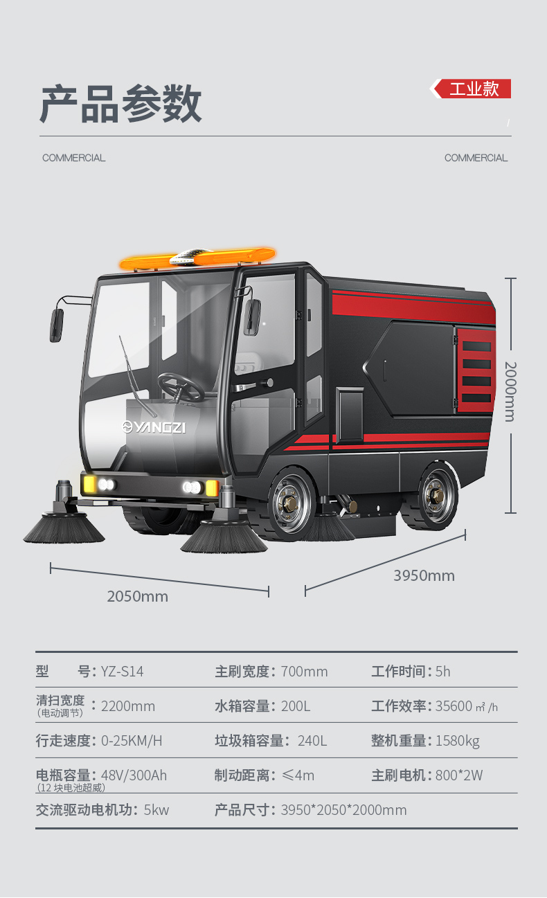 揚(yáng)子YZ-S14駕駛式掃地機(jī)(圖17) 揚(yáng)子YZ-S14駕駛式掃地機(jī)(圖17)